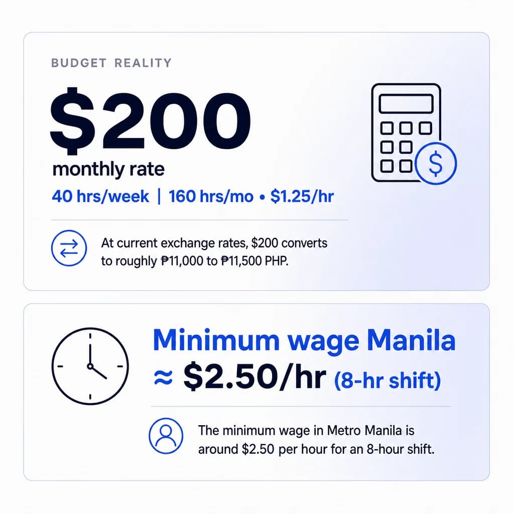 What a $200 Monthly Salary Actually Gets You When Hiring a Filipino Remote Worker